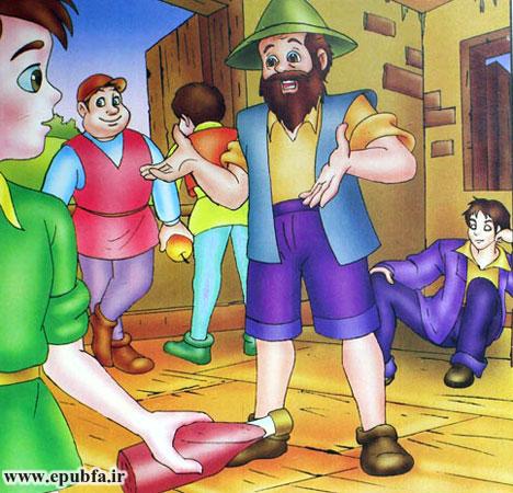 کشاورز آنها را نصیحت کرد، از بدیهای تنبلی و بیکاری برایشان گفت و آنها را تشویق کرد